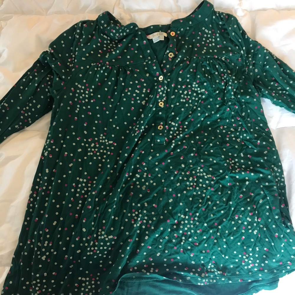 Boden blouse with small bell sleeves and buttons